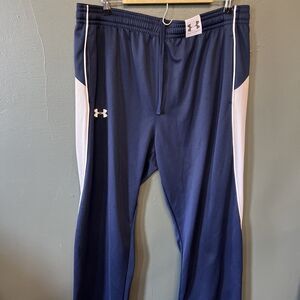 Under Armour Performance Sweatpants Basketball Blue Gray XL Mens